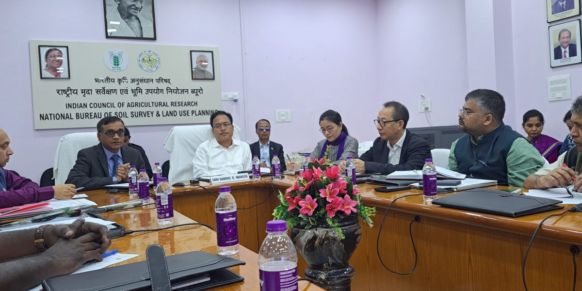 Hon’ble Sh Gabriel D Wangsu Minister for Agriculture, Arunachal Pradesh visits ICAR-NBSS&LUP on 25th November, 2024.