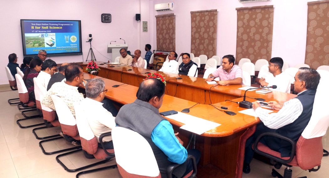 Inauguration of Ten Days
Online Training Program on "R for Soil Science"
11- 20 November 2025