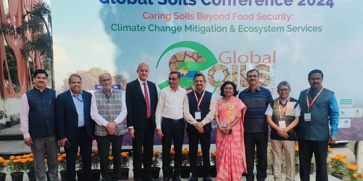 "Global Soils Conference 2024" held at NASC Complex, New Delhi from 19-22 November 2024.