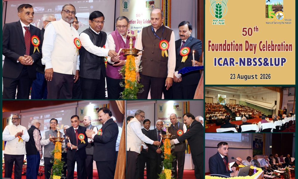 ICAR-NBSS&LUP Celebrated 50th Foundation Day on 23rd August 2026