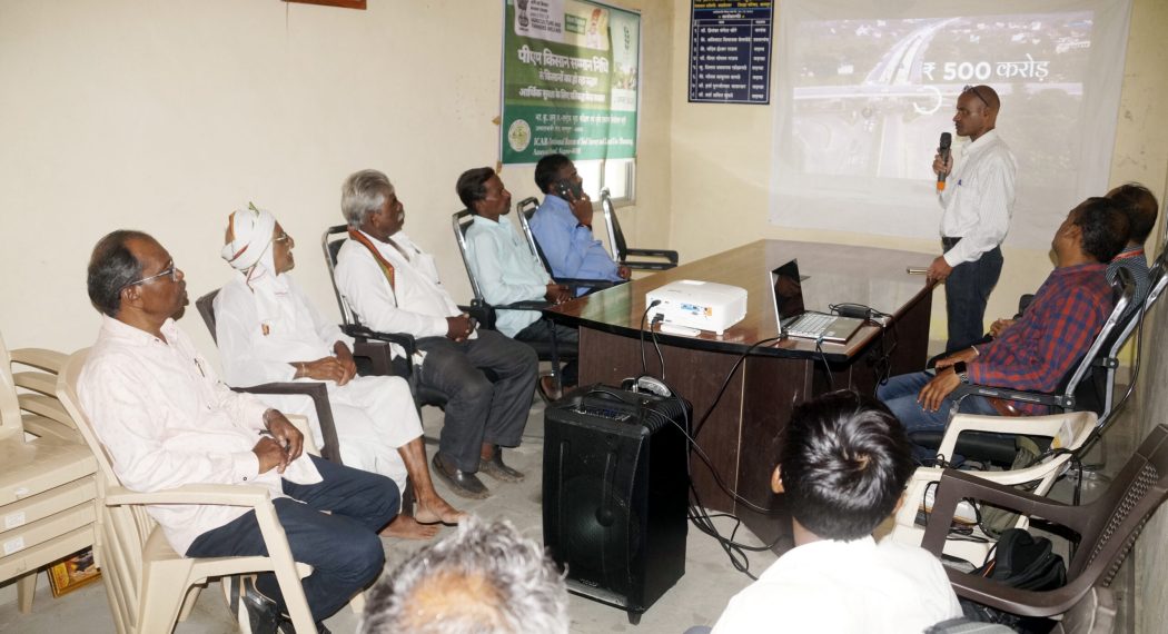 Farmers-Scientists-Interaction meeting conducted and discussed about various issues related to agricultural activities in kharif and upcoming rabi season at Swadikhurd village of Kalmeshwar taluka on 2nd August, 2025