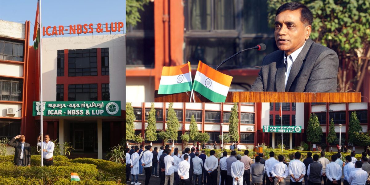 Republic Day Celebrated in NBSS&LUP, Nagpur.