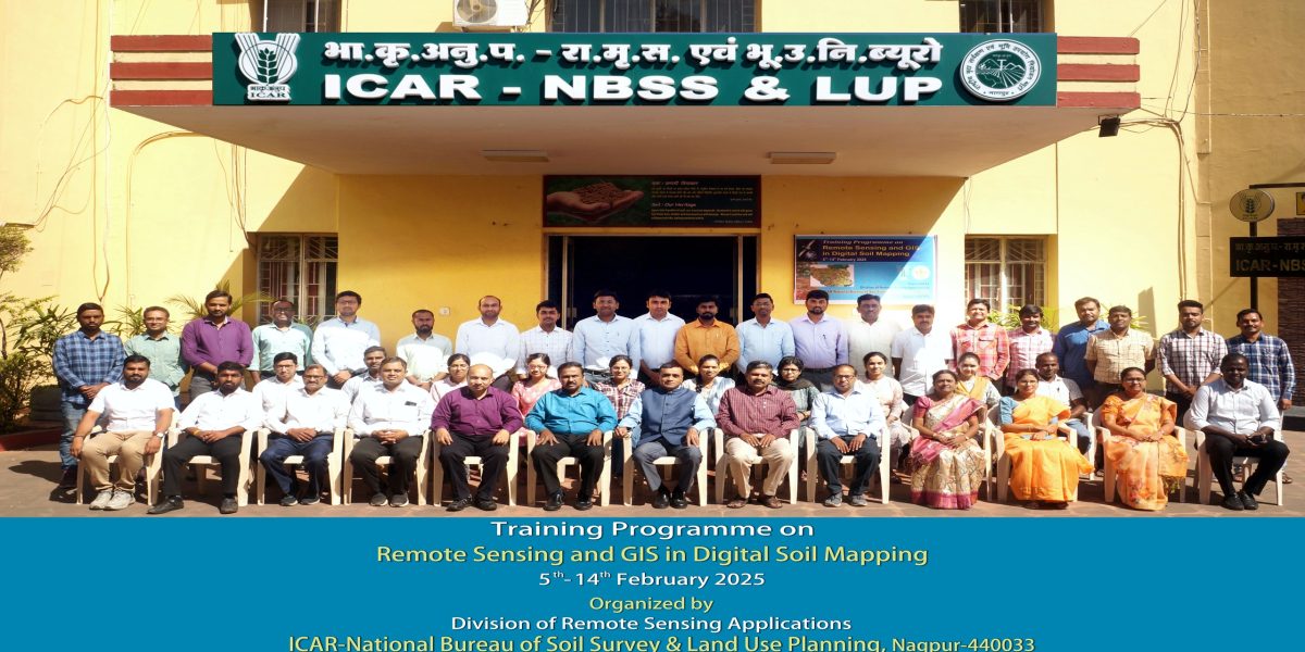 Training Programme on Remote Sensing and GIS in Digital Soil Mapping 5 -14 Feb, 2025